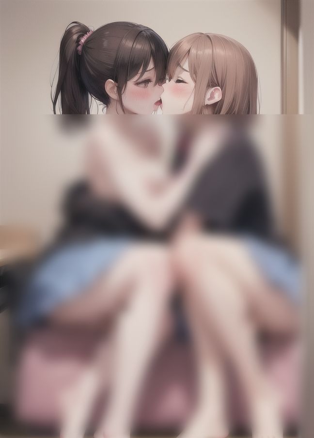裸でレズセ「女の子の肌ってすべすべ」 サンプル8ページ目