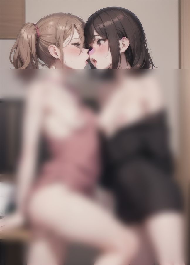 放課後の教室で友達が襲ってきた...女の子同士でレズセ サンプル5ページ目