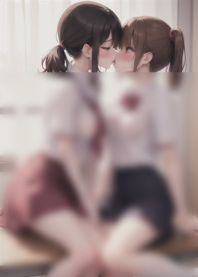 放課後の教室で友達が襲ってきた...女の子同士でレズセ サンプル9ページ目
