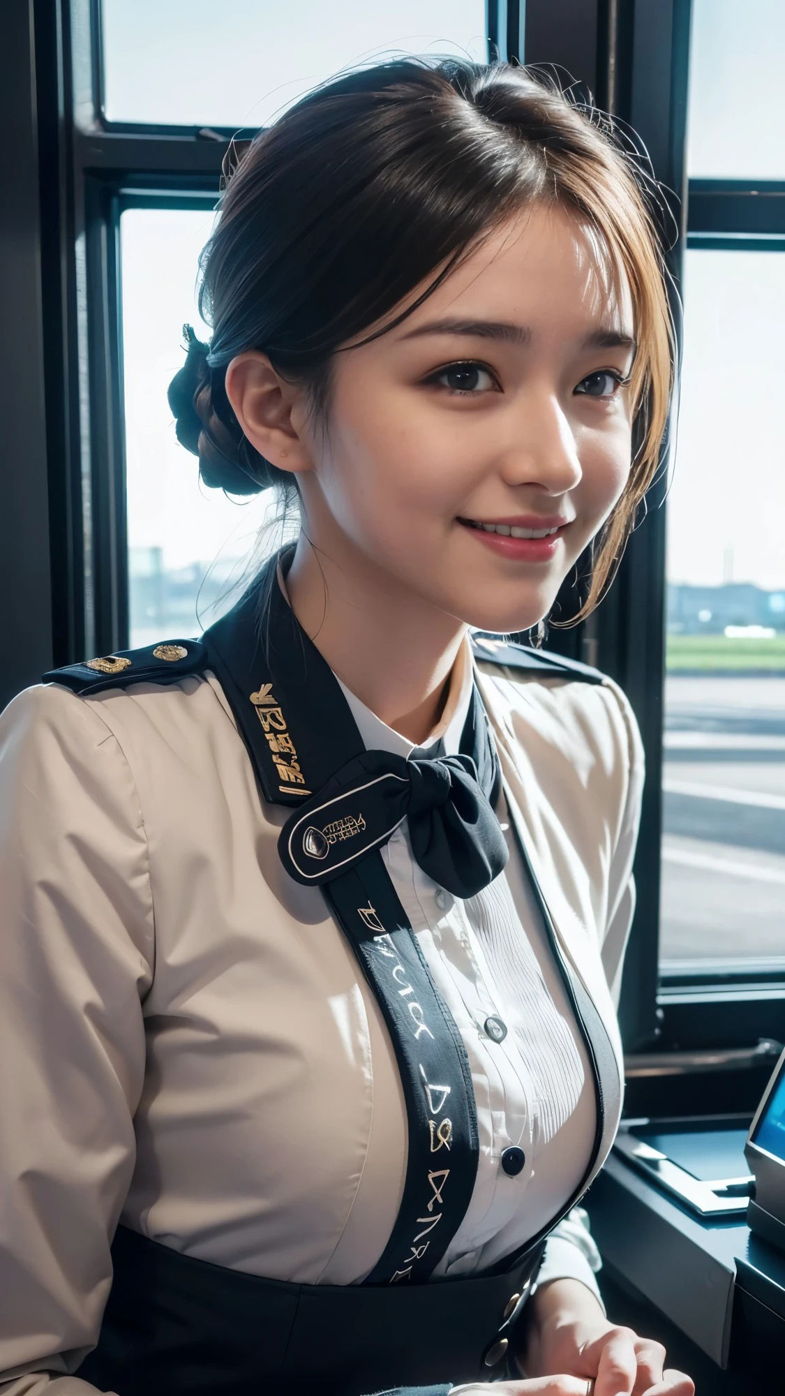 【51枚】美人なキャビンアテンダント（CA）の日常とフルヌードの写真画像集【AI】 サンプル6ページ目