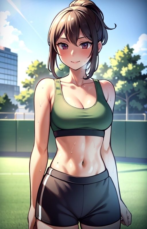 スポブラ女子と天国体験 サンプル1ページ目