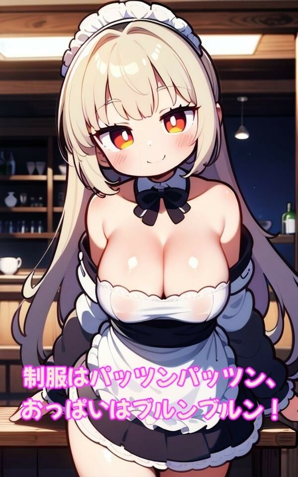 爆乳ウェイトレスのエッチなサービス サンプル1ページ目