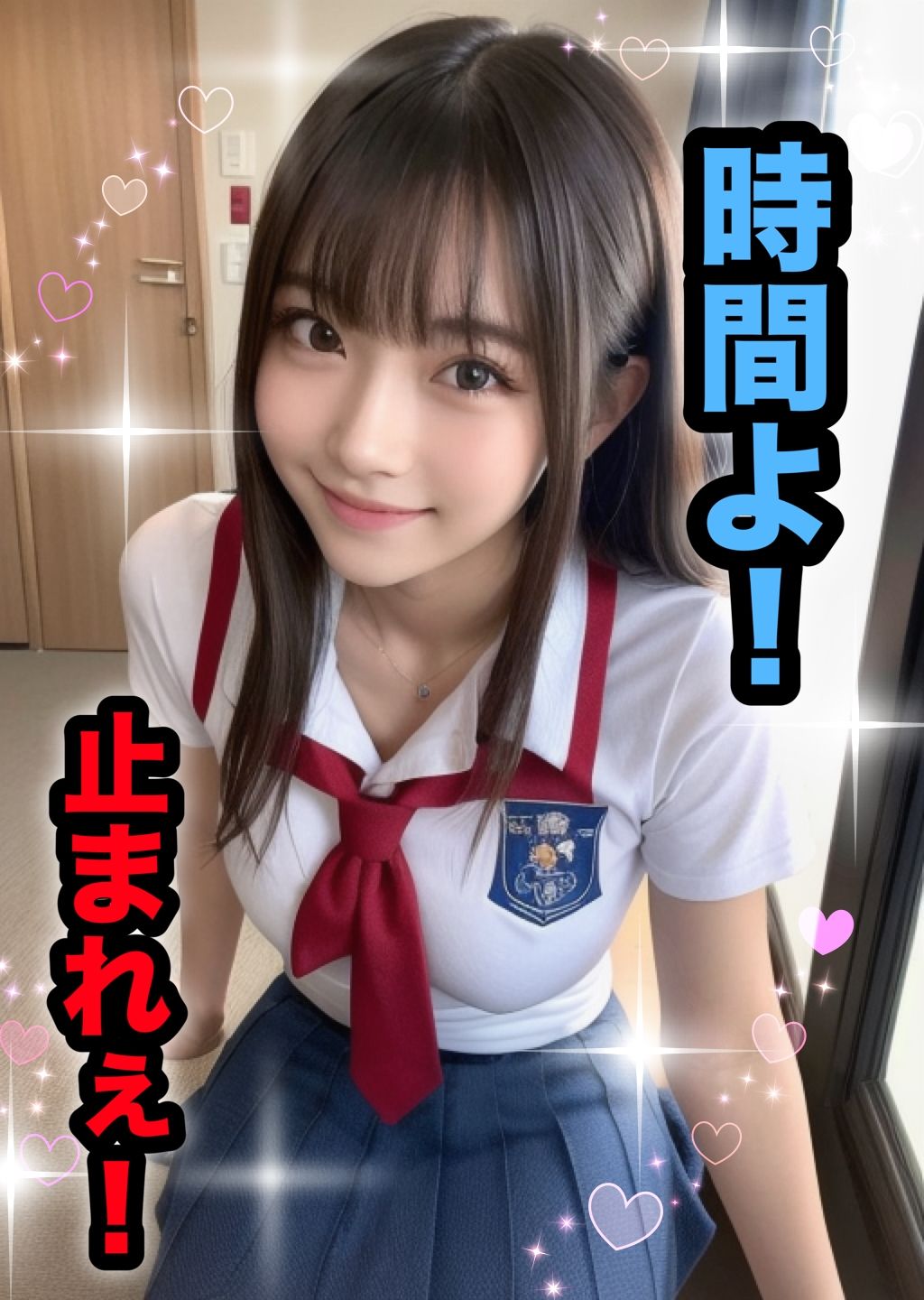 時間を止めて下校途中のJ◯を捕えて強●生ハメ！ サンプル1ページ目