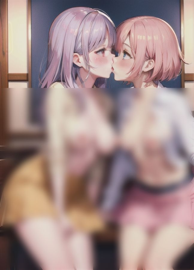 青春百合ップル！純情の女の子がエッチなことを... サンプル1ページ目