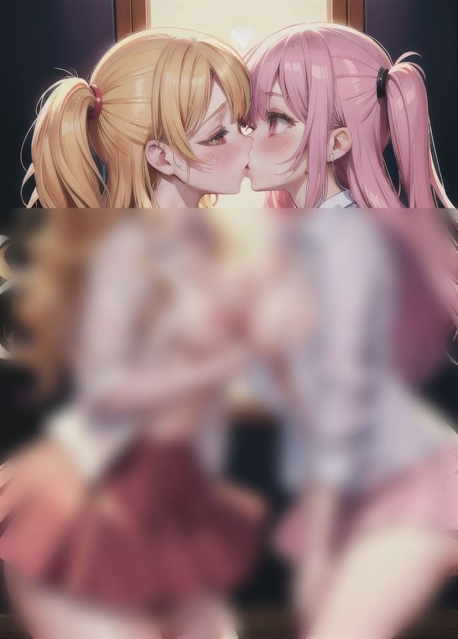 青春百合ップル！純情の女の子がエッチなことを... サンプル5ページ目