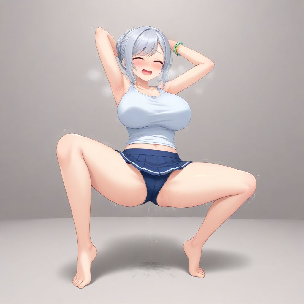 タンクトップガール1 サンプル2ページ目