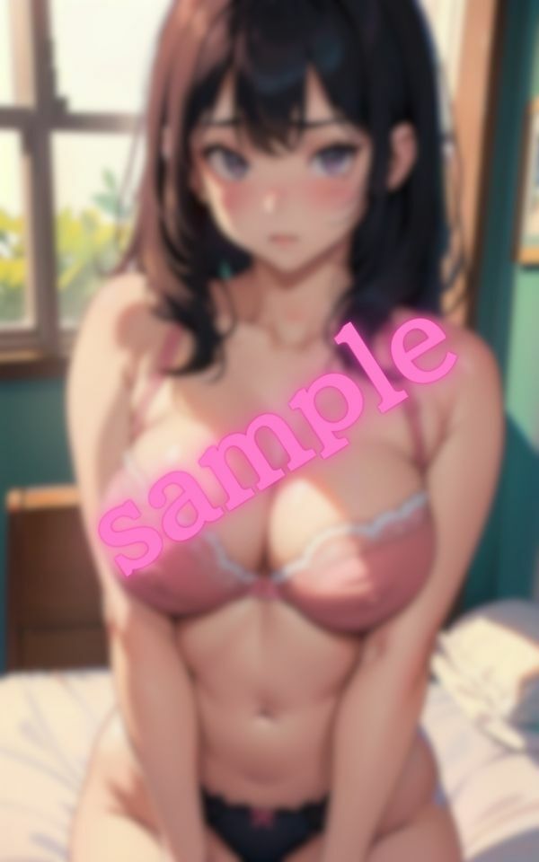 最近付き合った先輩の彼女は巨乳で下着姿がとてもエロかった・・・ サンプル7ページ目