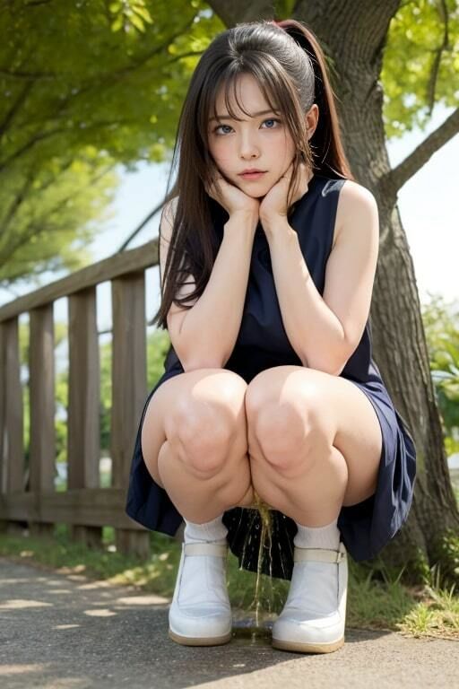 野外で放尿するお姉さん第2弾 サンプル5ページ目