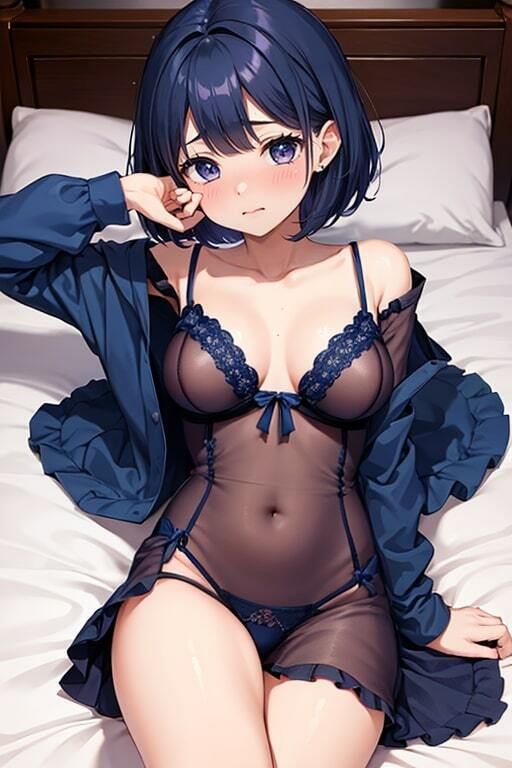 初夜を共にする嫁のネグリジェ姿が可愛すぎて愛おしくてメチャクチャ抱いた サンプル10ページ目