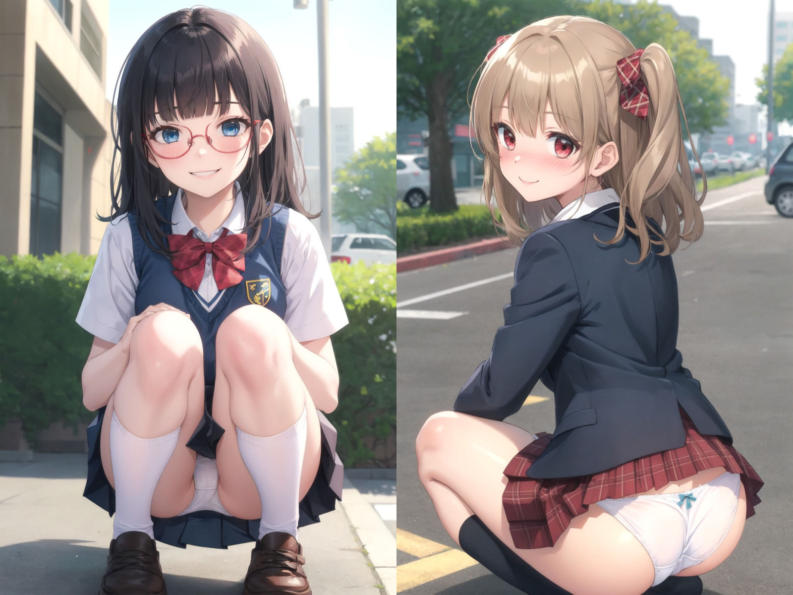 【新絵柄50枚追加】とつげき！街角JK〜あなたのぱんつ見せてください〜5 サンプル2ページ目