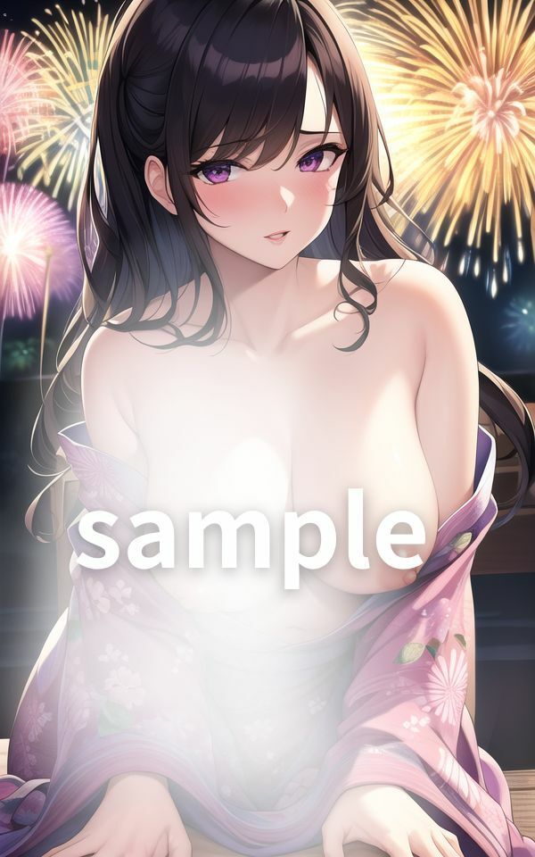 花火大会でエロ人妻とえっち サンプル1ページ目