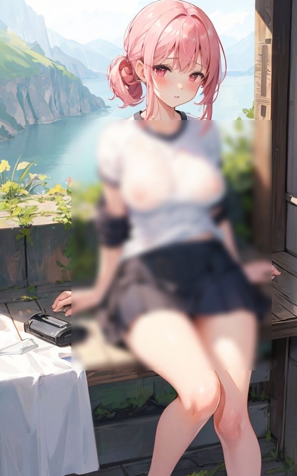 ちゃんとブラ付けずにここまで来たよ サンプル1ページ目