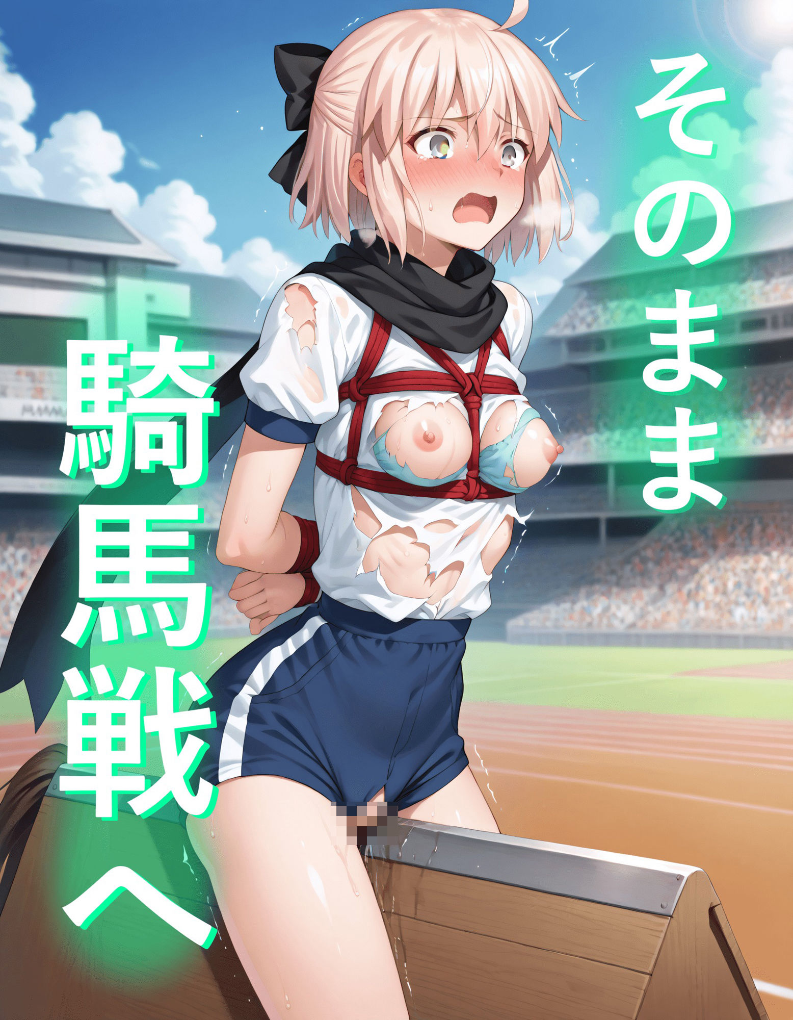 【沖田総司編】カルデア運動会 〜えっちな種目と触手エネミー〜 サンプル6ページ目