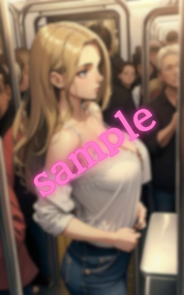 電車で隣に立っているお姉さんがエロすぎた・・・ サンプル3ページ目