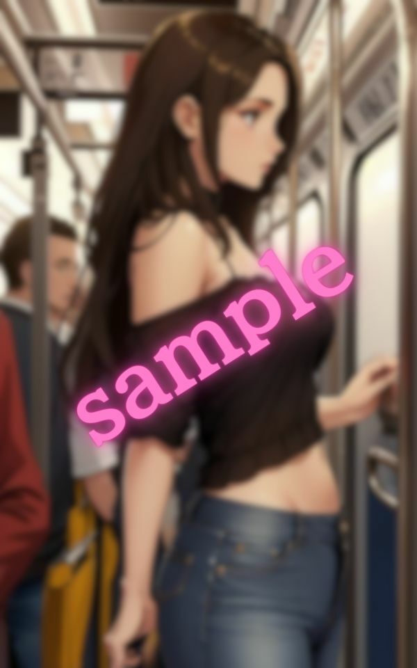 電車で隣に立っているお姉さんがエロすぎた・・・ サンプル7ページ目