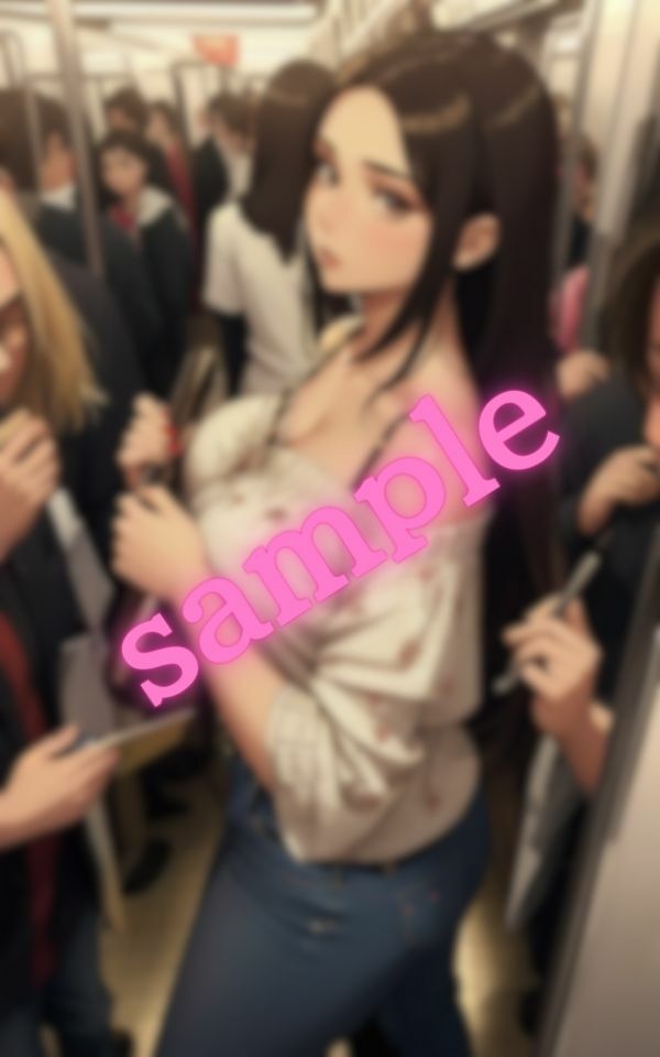 電車で隣に立っているお姉さんがエロすぎた・・・ サンプル8ページ目