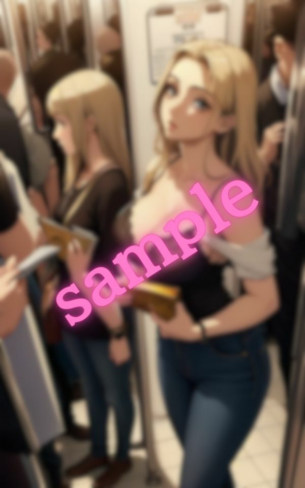 電車で隣に立っているお姉さんがエロすぎた・・・ サンプル9ページ目