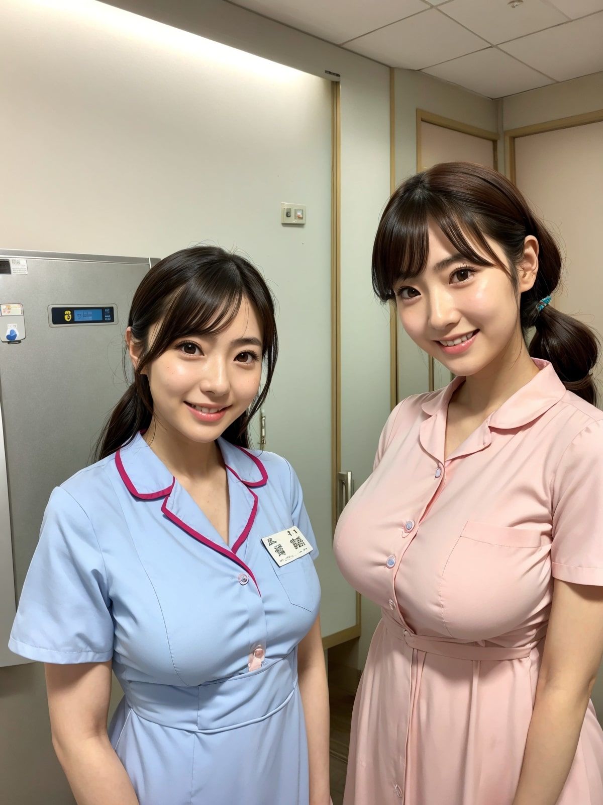 エロすぎる淫乱！巨乳看護師達！ばかりのハーレム病棟に入院した サンプル5ページ目