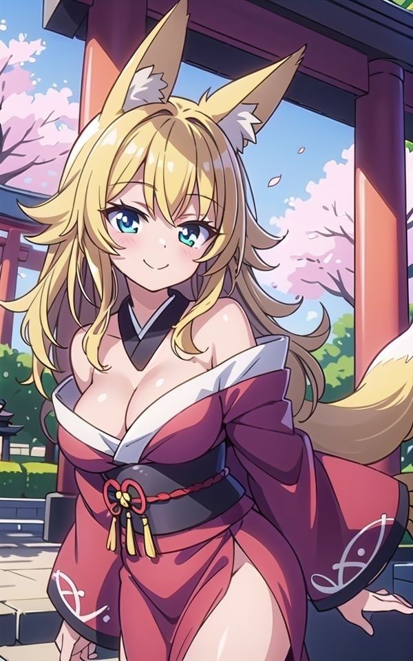きつね美人の色っぽいおさそい サンプル1ページ目