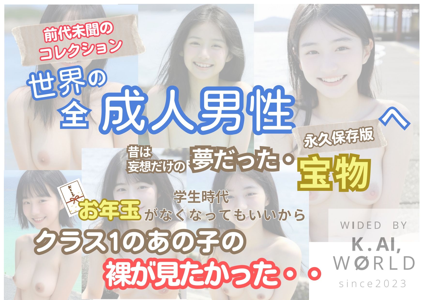 人類史上初！前代未聞の333人！大学2年全学部19歳と20歳！ 第5.3弾Premium（後編）「クラスで1番の女の子の裸だけが拝める」Xデー到来！！ サンプル1ページ目