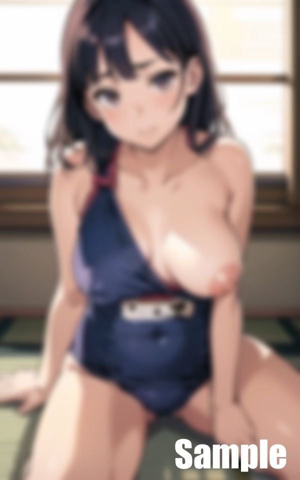 畳でスク水 サンプル3ページ目