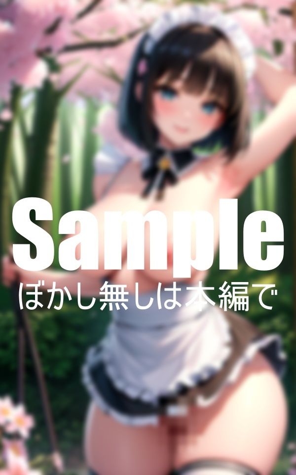 僕の可愛いメイドちゃんに内緒で裸をみせてもらった サンプル2ページ目