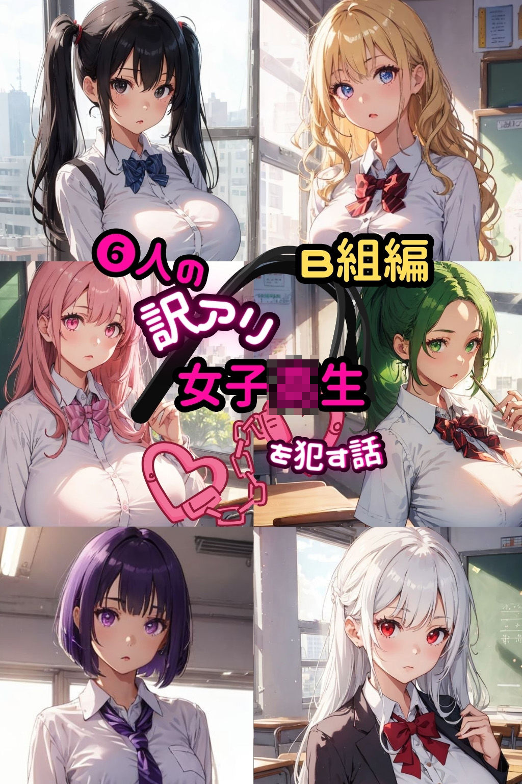 6人の訳アリ女子校生を●す話 B組編【セリフ付き】 サンプル10ページ目