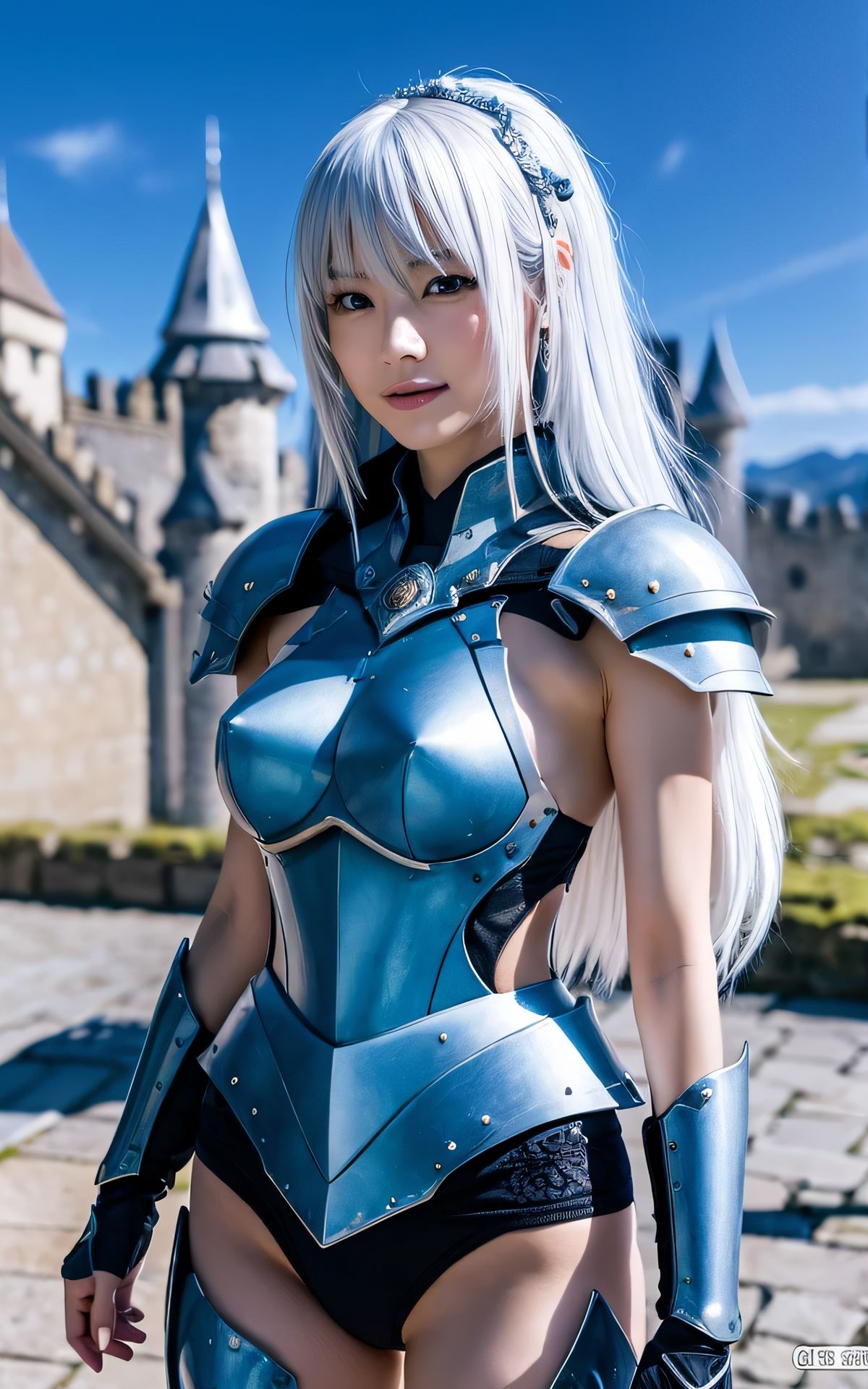 【AI美女写真集】性なる異世界美女 ヌード: 美しい女戦士たちが鎧を脱いだ サンプル2ページ目