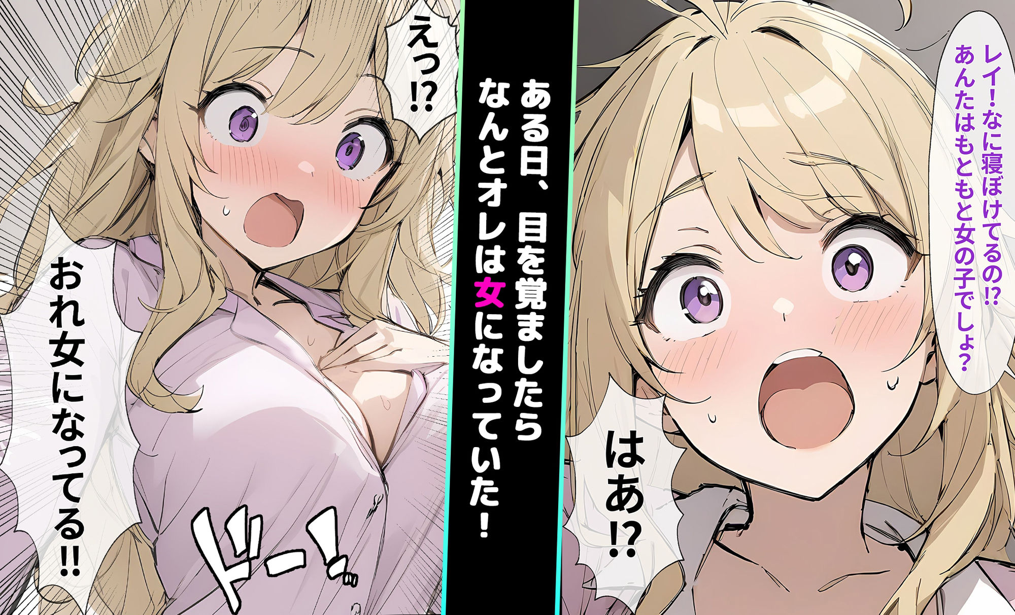 女になったオレ、パパ活おじさんにメス堕ちする。 サンプル1ページ目
