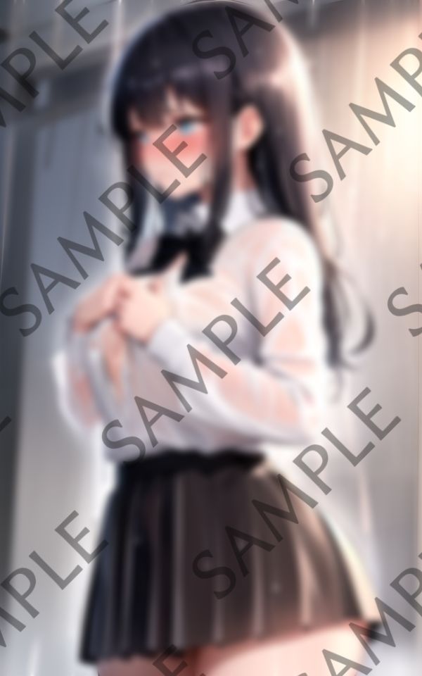 ブラ忘れちゃった...びしょ濡れの放課後... サンプル1ページ目