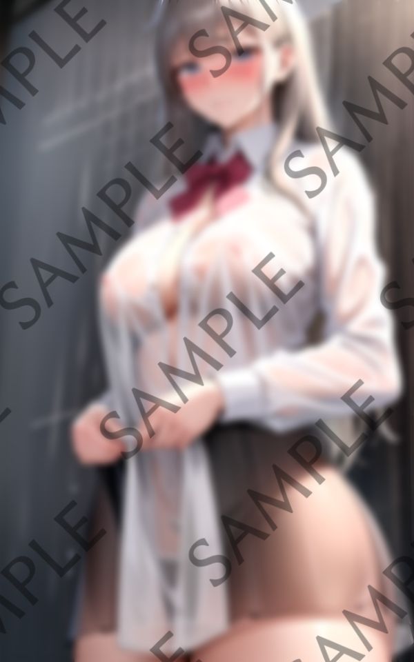 ブラ忘れちゃった...びしょ濡れの放課後... サンプル8ページ目