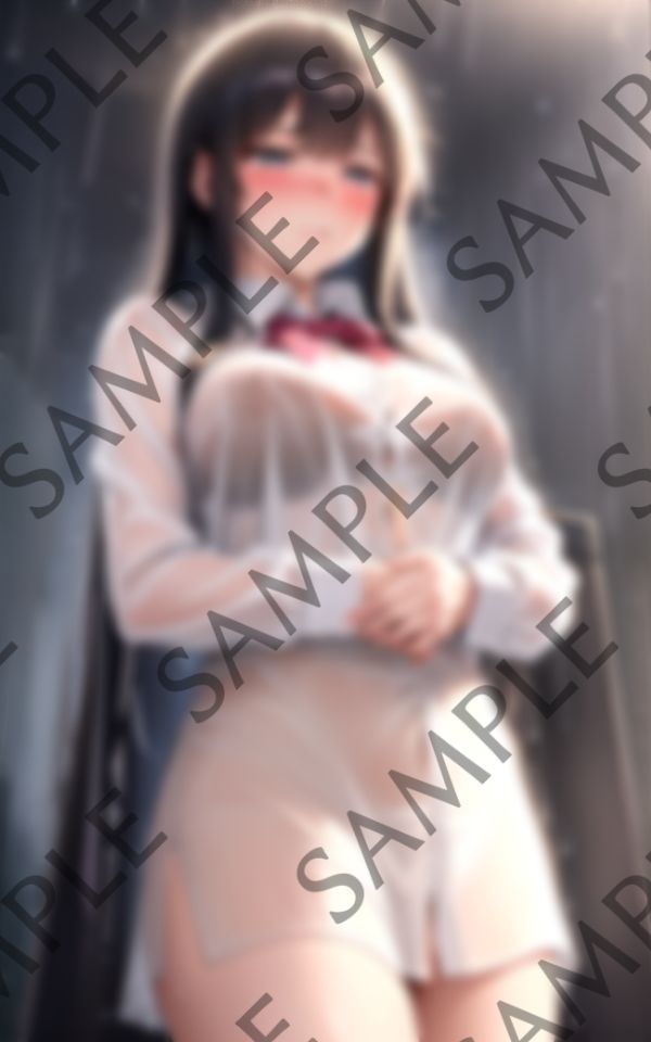 ブラ忘れちゃった...びしょ濡れの放課後... サンプル9ページ目