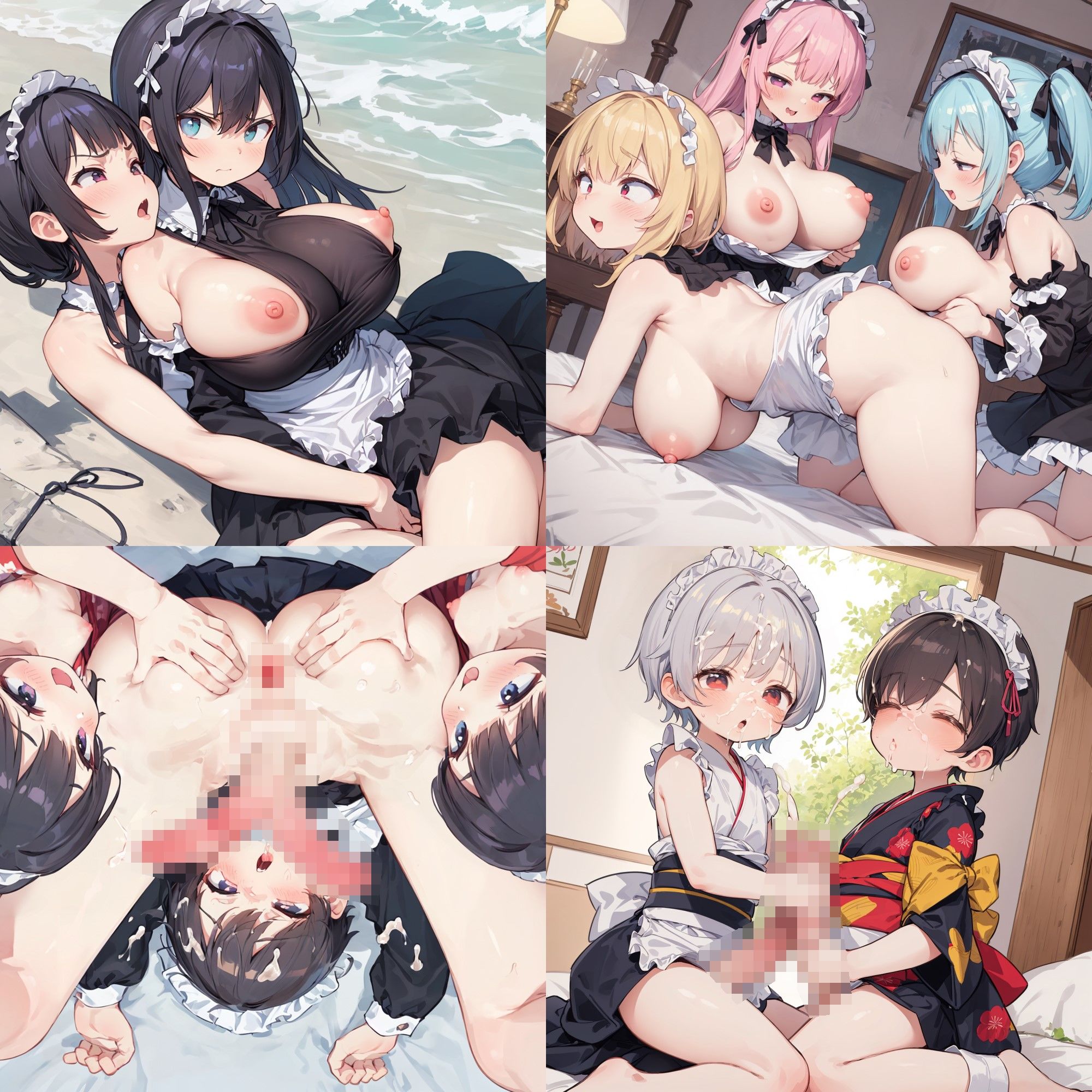 メイドきゅんが気持ちいいだけ サンプル6ページ目