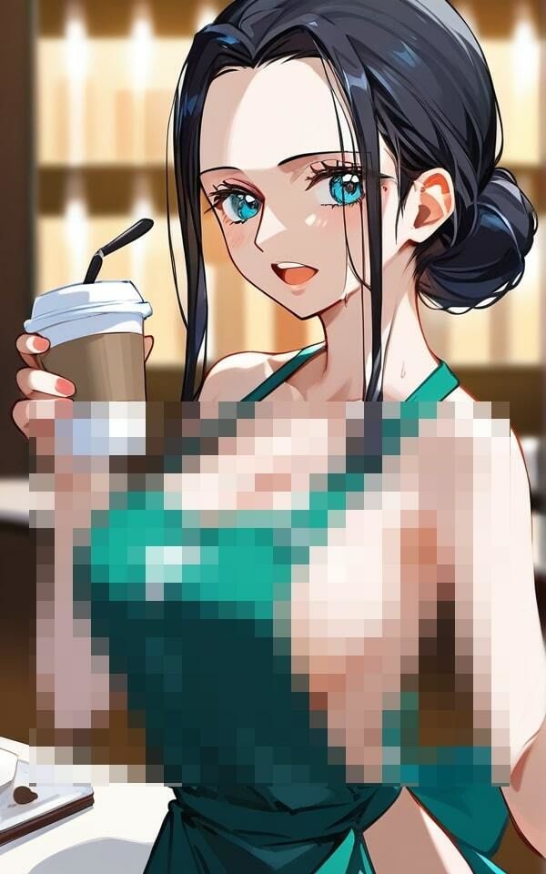 カフェ店主がオープン前に僕だけに見せてくれる裸エプロン サンプル2ページ目