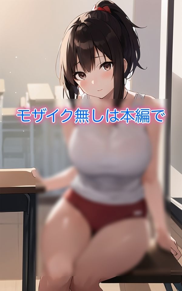 隠しきれないスク水巨乳 サンプル5ページ目