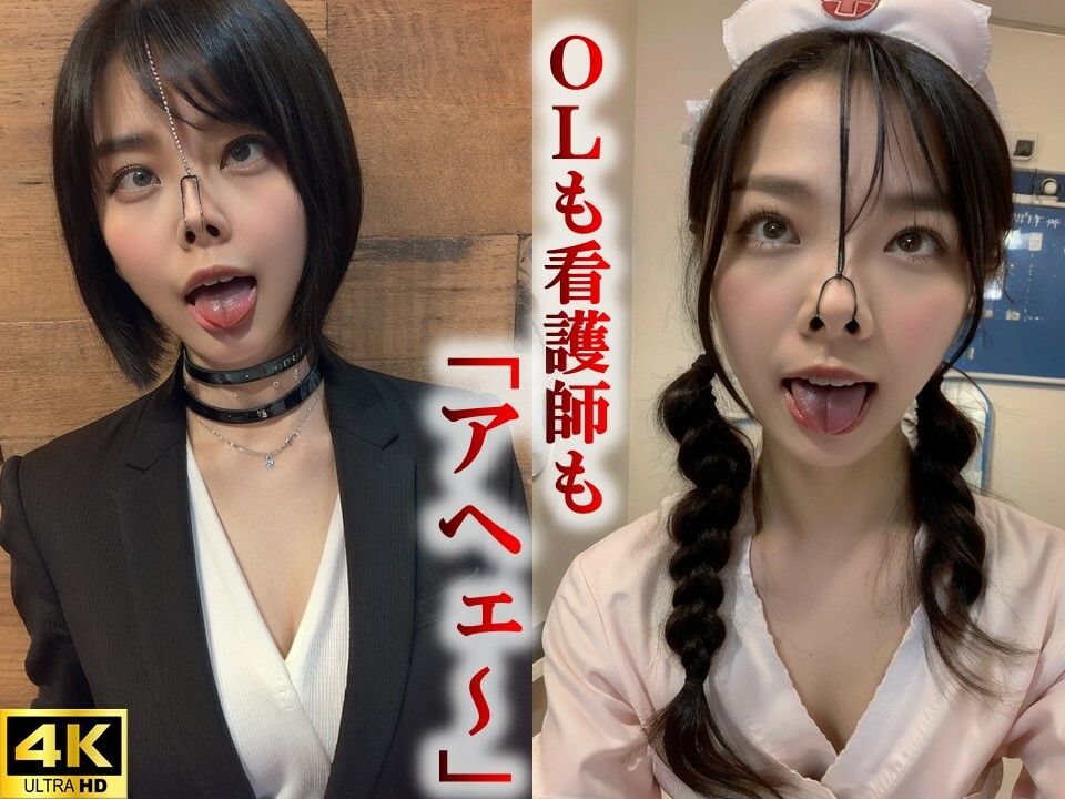アヘ顔×鼻フック サンプル3ページ目