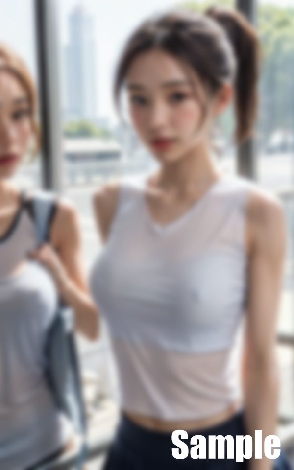 同じ部署の胸ポチ先輩 サンプル5ページ目