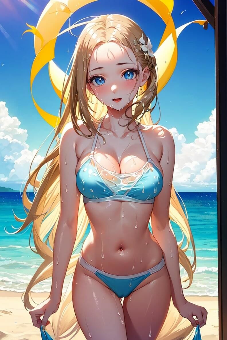 美カノとハワイ旅行 サンプル4ページ目