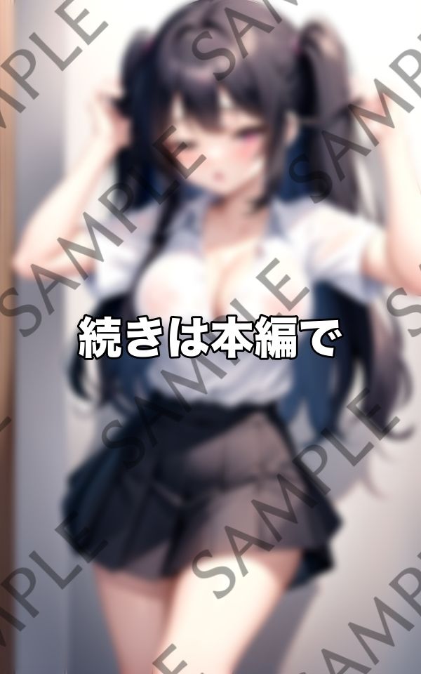 ノーブラ巨乳でワイシャツもぱつぱつに... サンプル8ページ目