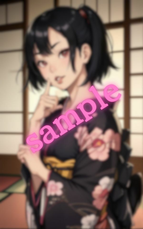 ショートボブの彼女に着物姿でHしたいと言ったら快諾してくれた サンプル8ページ目