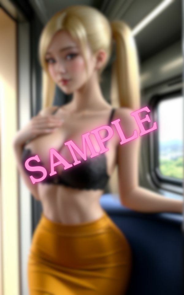 こんな電車があったらいいのに・・・電車で恥じらいも無くおっぱいを露出する美少女 サンプル5ページ目