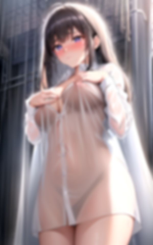 突然の豪雨でズブ濡れ…帰れなくなったノーパンノーブラ女◯◯生 サンプル4ページ目