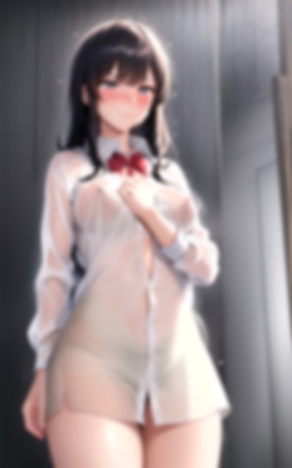 突然の豪雨でズブ濡れ…帰れなくなったノーパンノーブラ女◯◯生 サンプル6ページ目