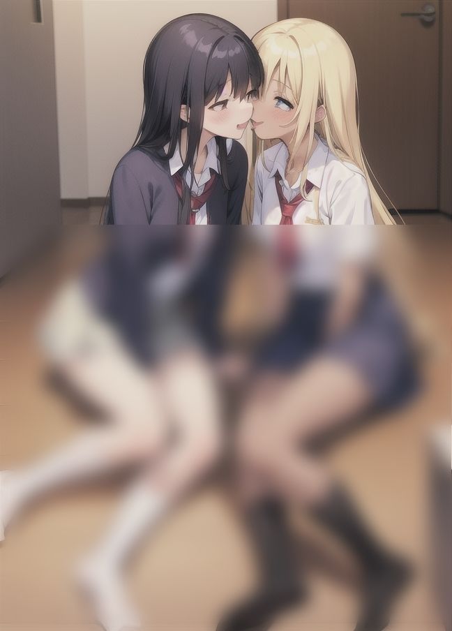 女の子の花園’百合学園’「まだキスだけの関係」 サンプル2ページ目