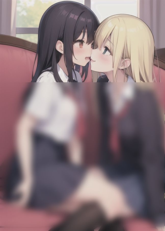 女の子の花園’百合学園’「まだキスだけの関係」 サンプル3ページ目