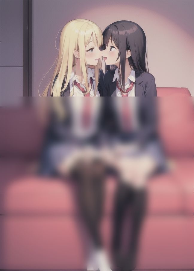 女の子の花園’百合学園’「まだキスだけの関係」 サンプル4ページ目