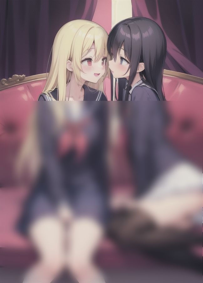 女の子の花園’百合学園’「まだキスだけの関係」 サンプル8ページ目