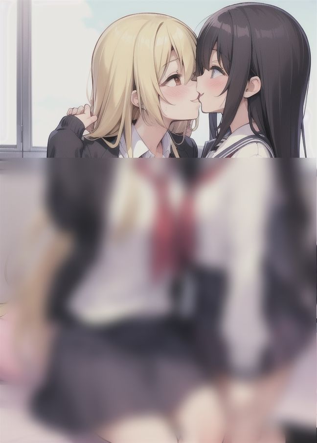 女の子の花園’百合学園’「まだキスだけの関係」 サンプル9ページ目