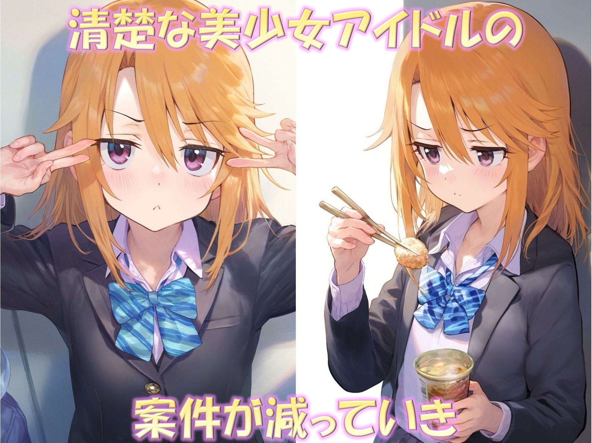 美少女ファン同好会（結○晴編）・1前編 サンプル1ページ目