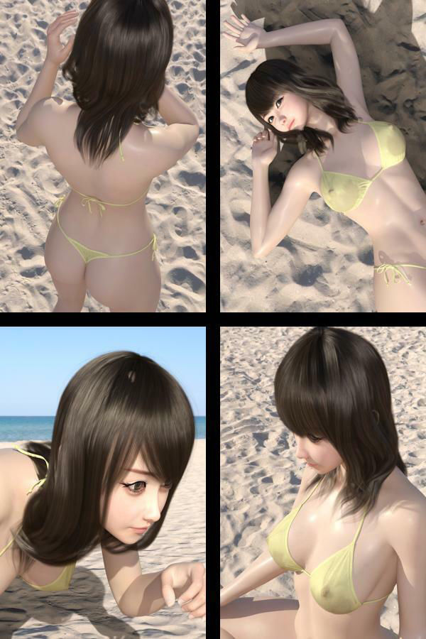 【chrl200】東間加代子のTバック水着写真集-Eden-03c サンプル1ページ目